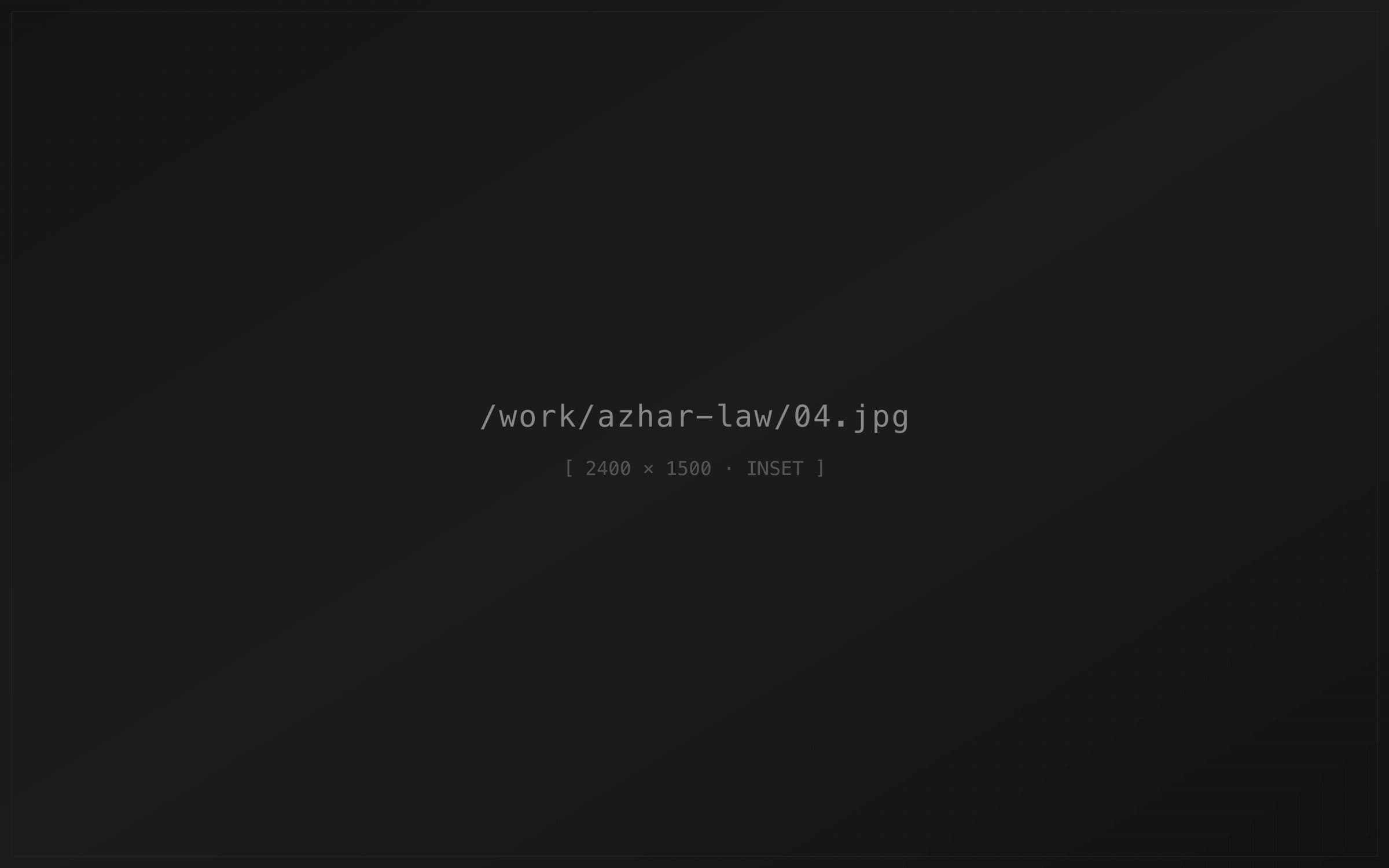 Azhar Law Firm Brand Collateral
