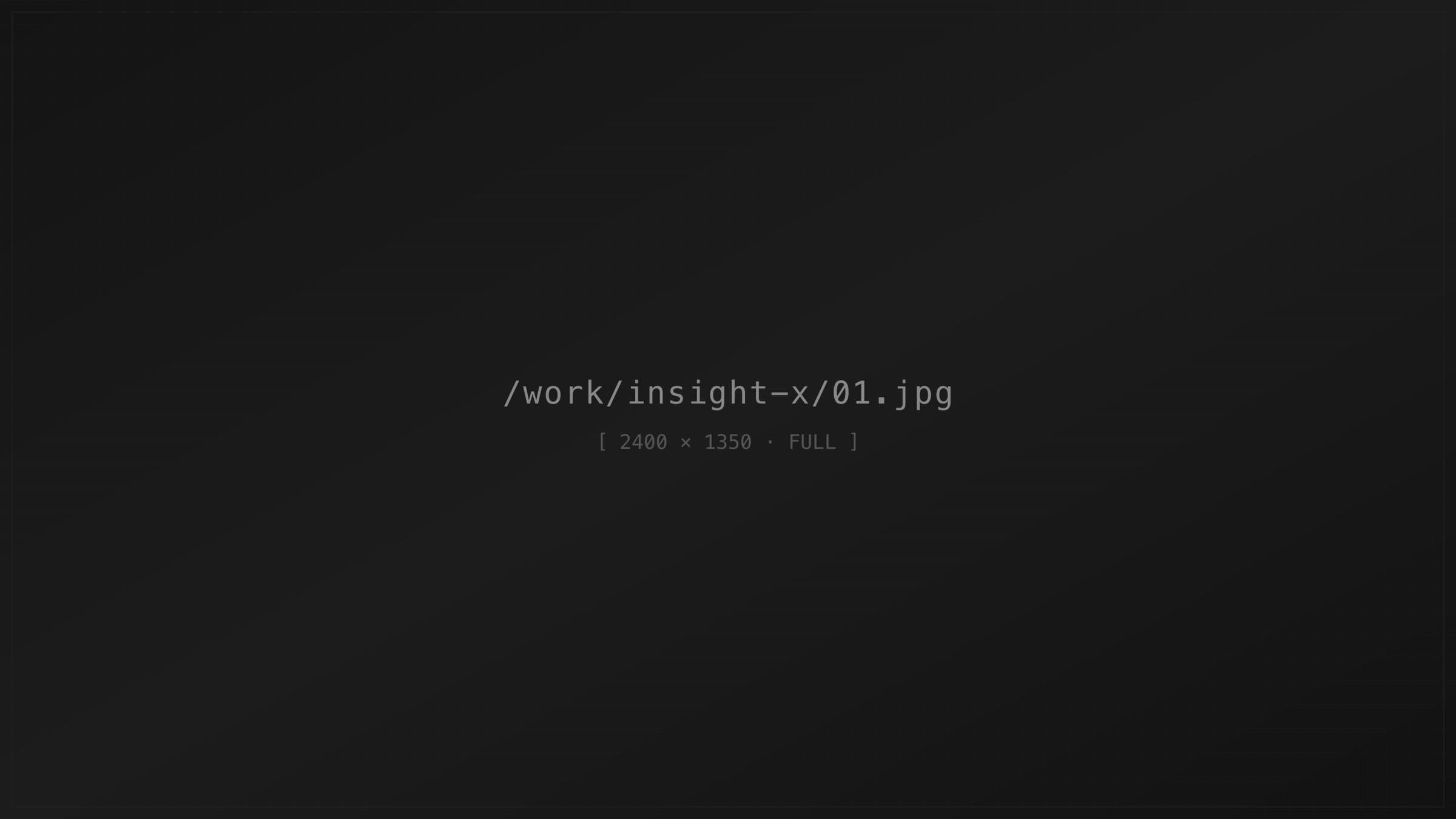 Insight-X Core Dashboard Overview
