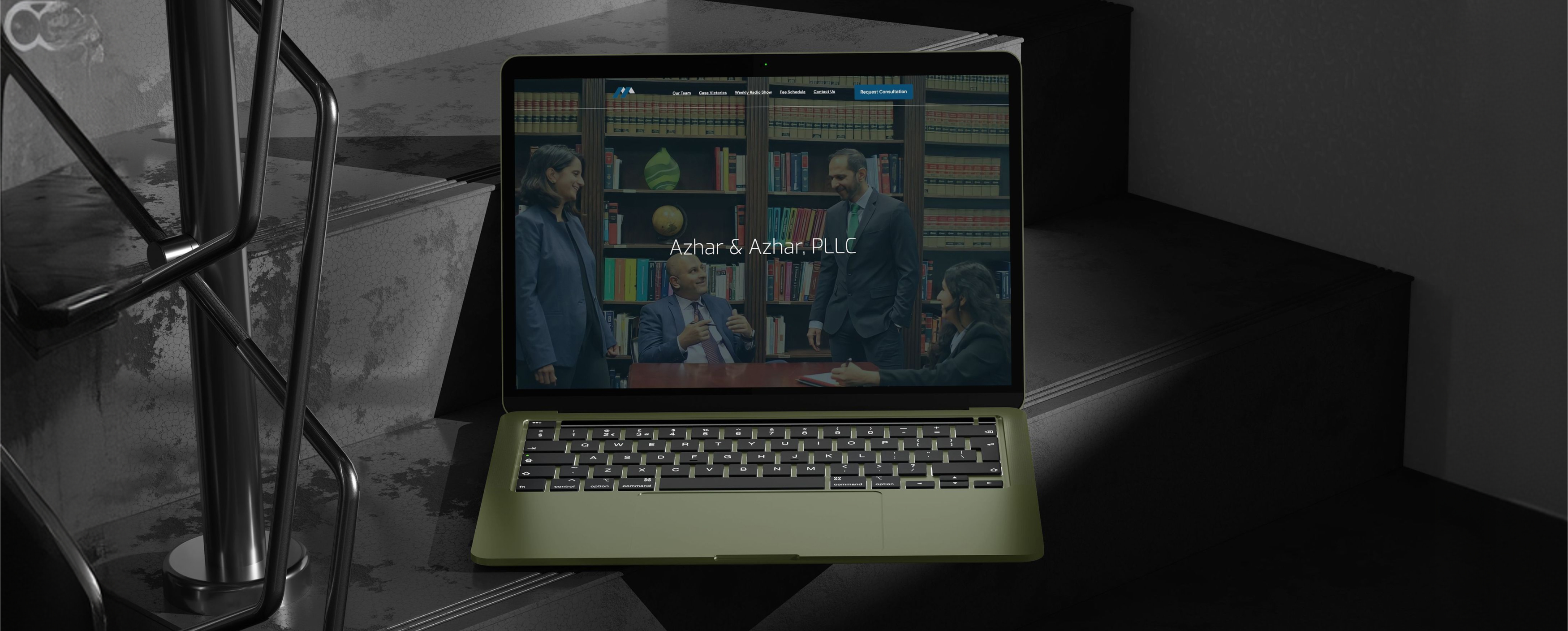 Azhar Law Firm screenshot